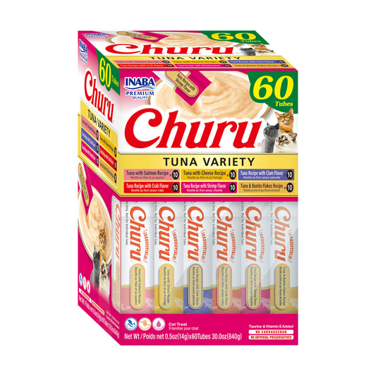 Snack para Gatos - Churu Box Tuna Variety 60 Unidades