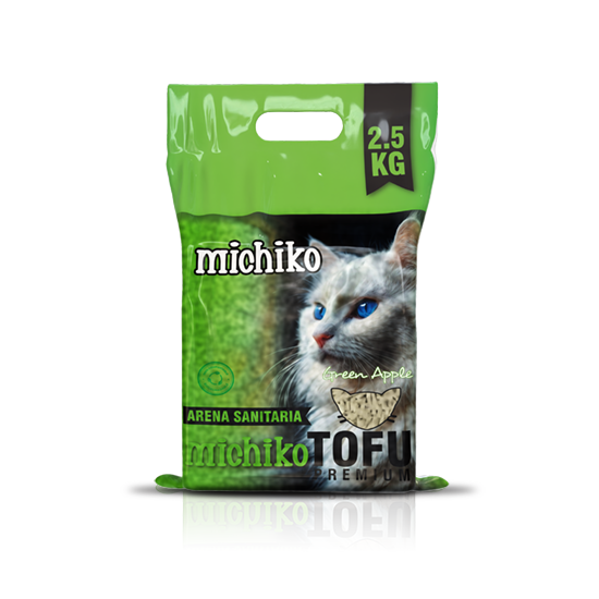 Arena para Gato - Michiko Tofu Premium Aroma Manzana