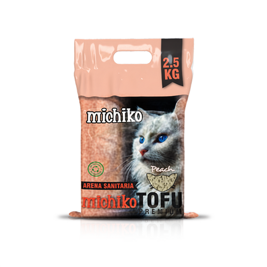Arena para Gato - Michiko Tofu Premium Aroma Melocotón