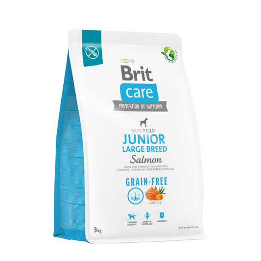Alimento Seco para Perro - Brit Care Grain Free Junior Large Breed Salmon