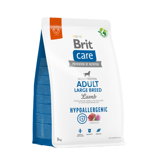 Alimento Seco para Perro - Brit Care Hypoallergenic Adult Large Breed Lamb