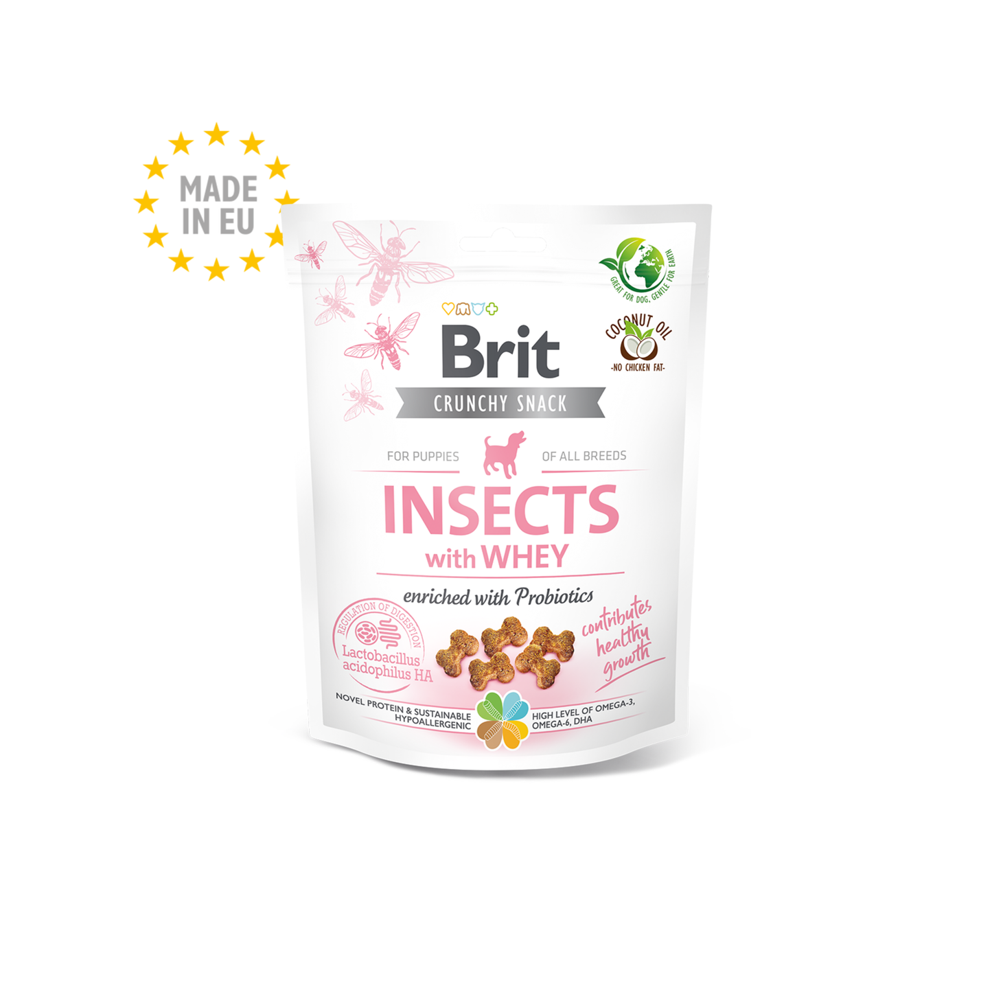 Snack para Perro - Brit Care Insects with Whey 200 gr