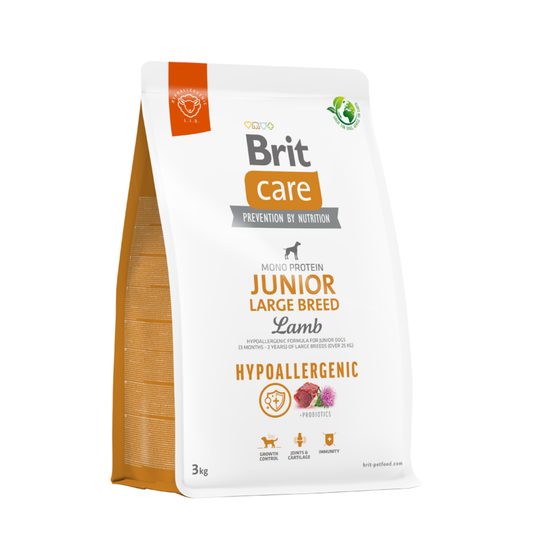 Alimento Seco para Perro - Brit Care Hypoallergenic Junior Large Breed Lamb