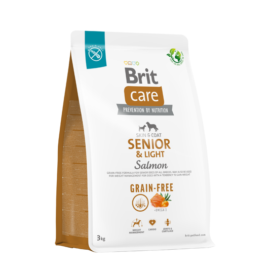 Alimento Seco para Perro - Brit Care Grain Free Senior & Light Salmon