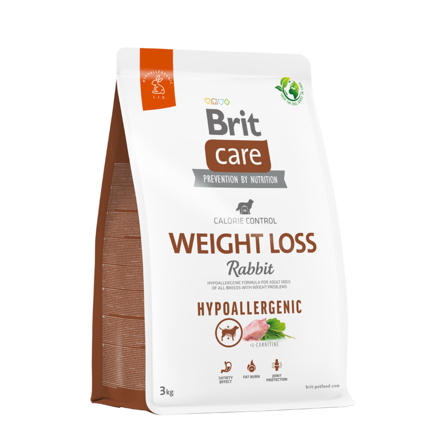 Alimento Seco para Perro - Brit Care Hypoallergenic Weigth Loss Rabbit