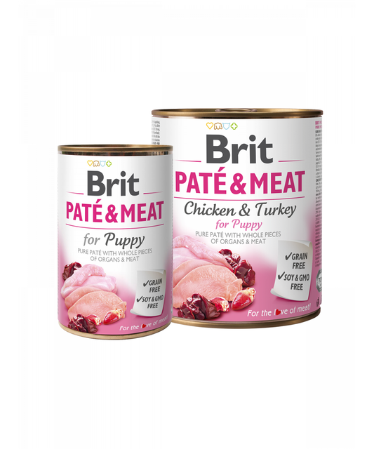 Alimento Húmedo para Perro - Brit Paté & Meat for Puppy