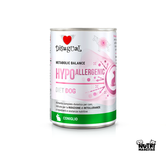 Alimento Humedo para Perro - Disugual Hypoallergenic Diet Dog Conejo