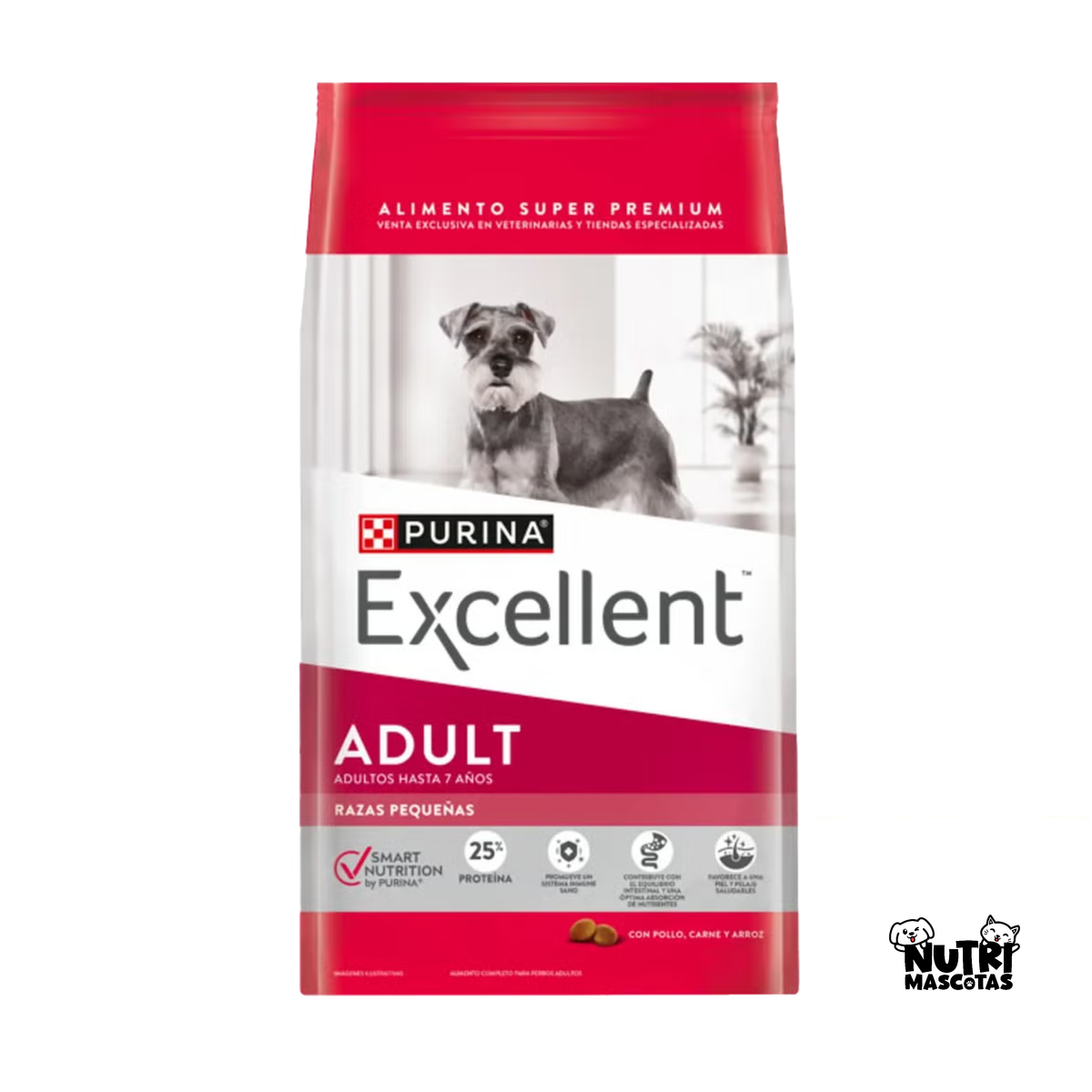 Alimento Seco para Perro - Excellent Adult Razas Pequeñas