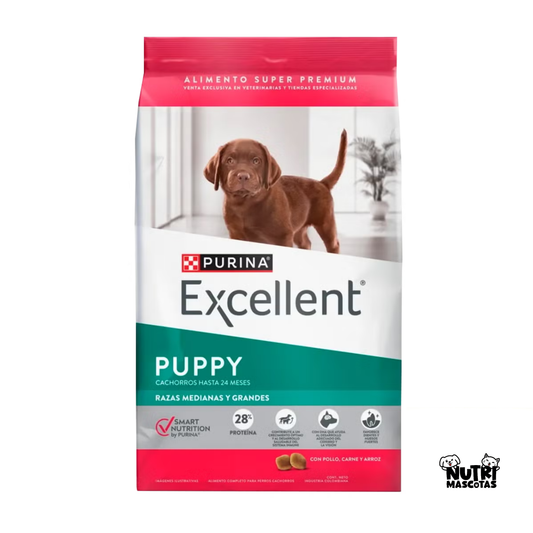 Alimento Seco para Perro - Excellent Puppy Razas Medianas y Grandes