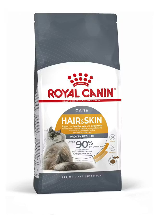 Alimento Seco para Gatos - Royal Canin Hair & Skin Care