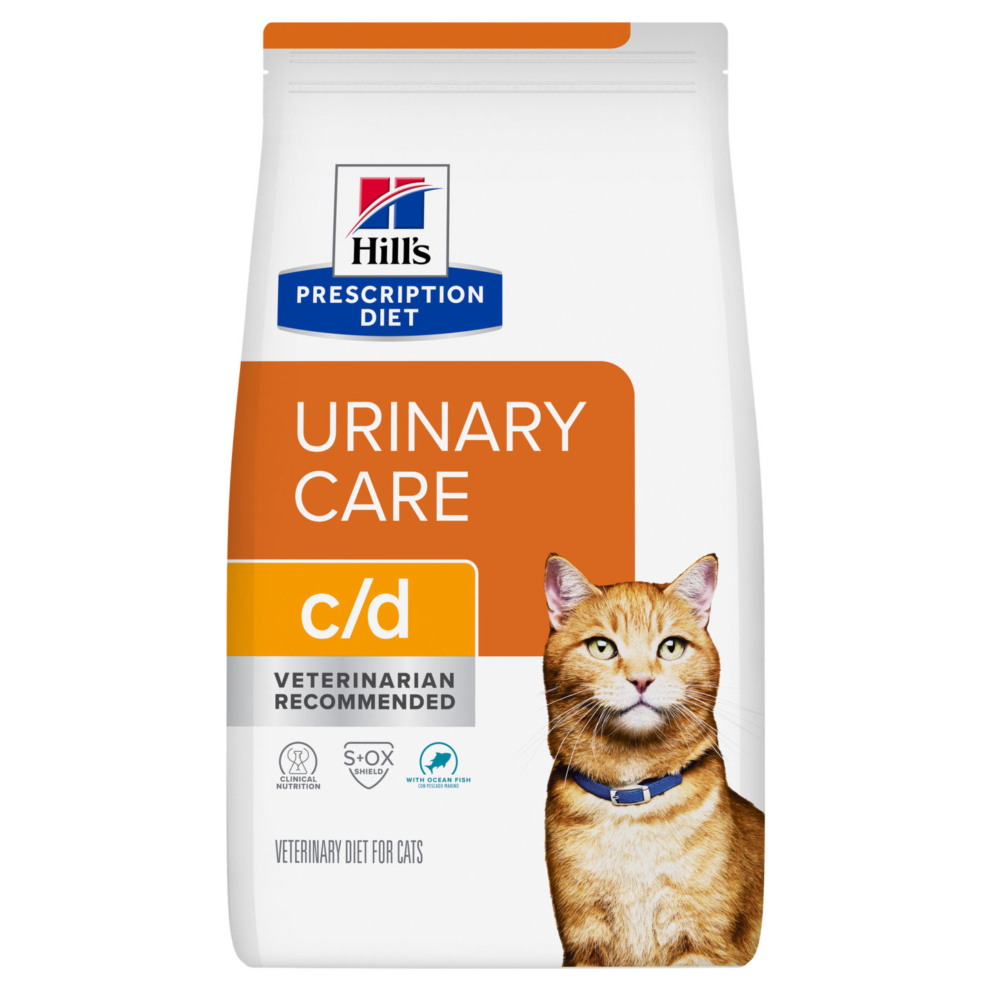 Alimento Seco para Gato - Hills Prescription Diet c/d Cuidado Urinario