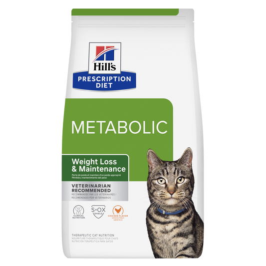 Alimento Seco para Gato - Hills Prescription Diet Metabolic