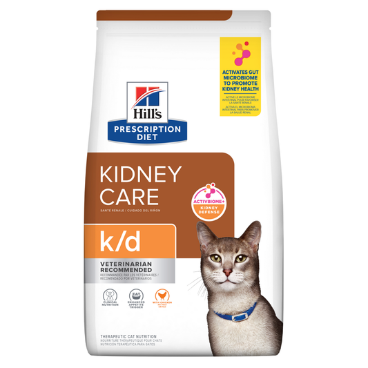 Alimento Seco para Gato - Hills Prescription Diet k/d Cuidado del Riñon