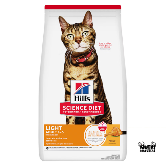 Alimento Seco para Gato - Hills Science Diet Adult 1 - 6 Light
