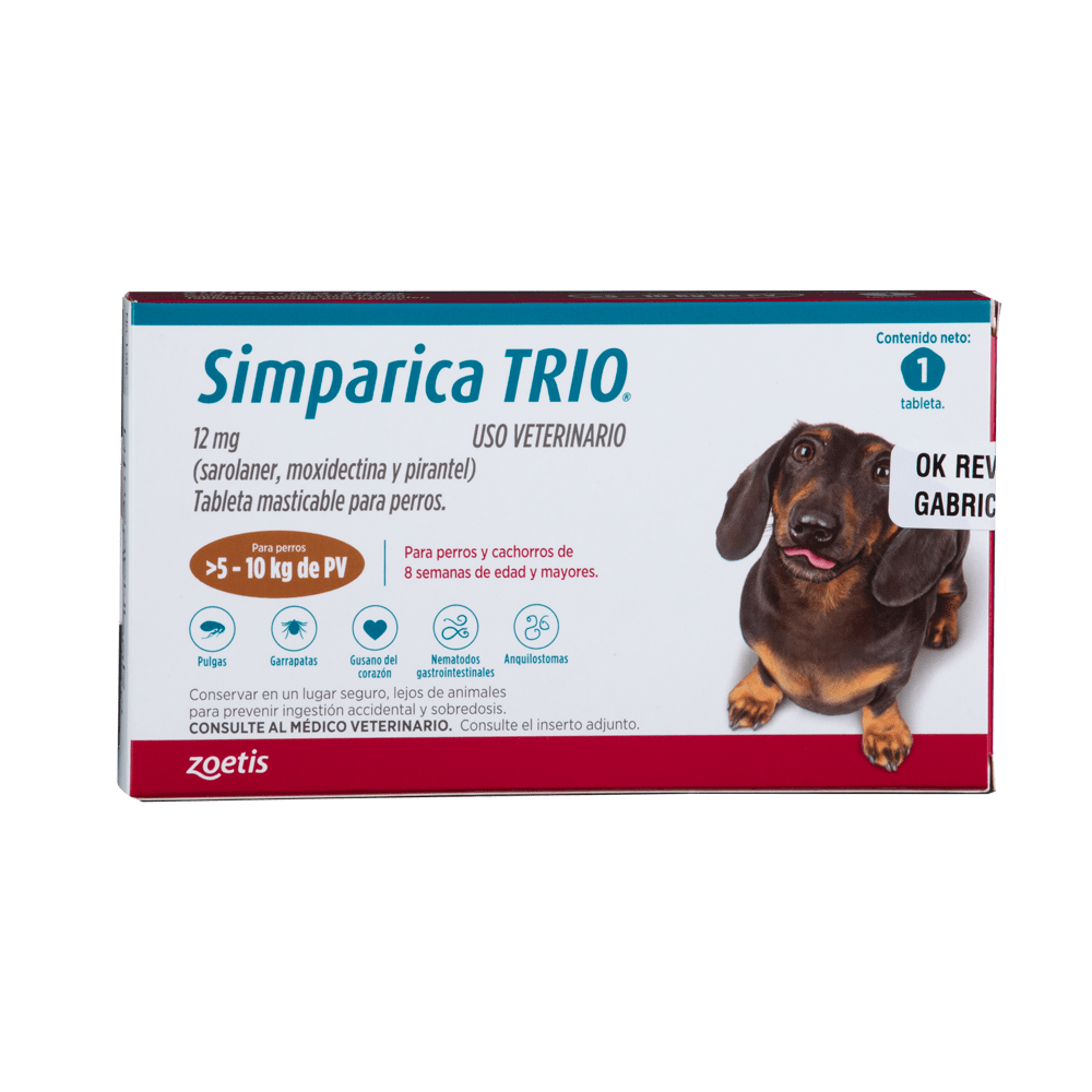 Desparasitante para Perros - Simparica Trio