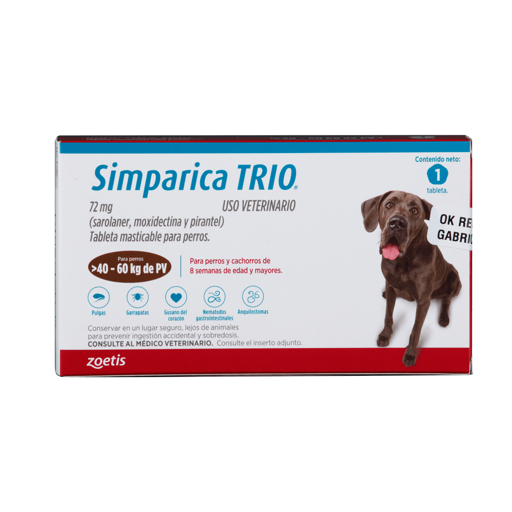 Desparasitante para Perros - Simparica Trio