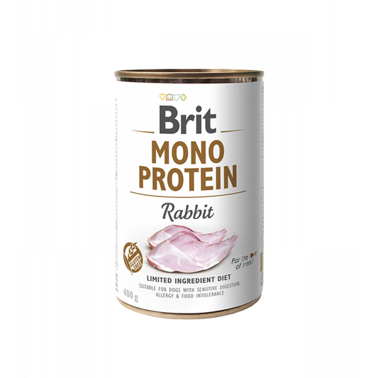 Alimento Humedo para Perro - Brit Mono Protein Rabbit 400 gr