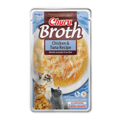 Snack para Gato - Churu Broth Chicken & Tuna Recipe 40 gr