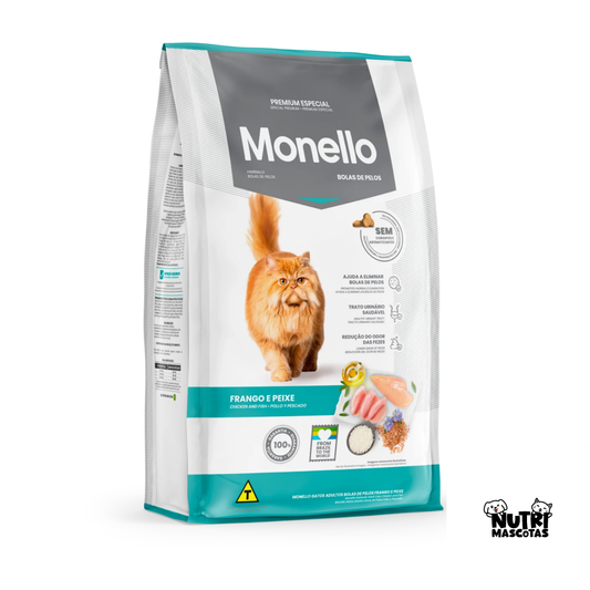 Alimento Seco para Gato - Monello Bolas de Pelos