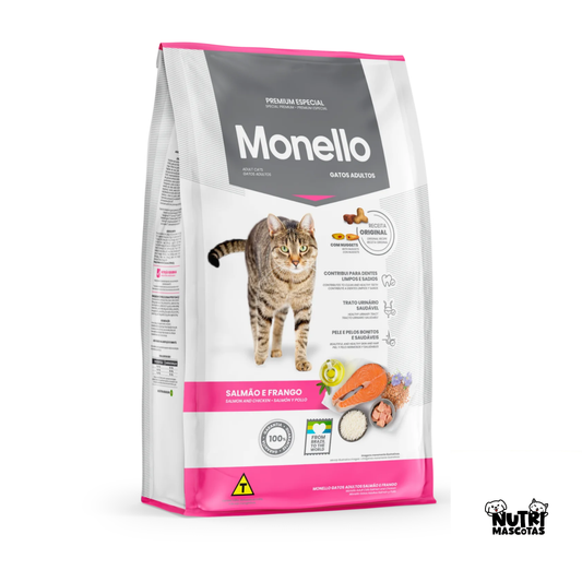 Alimento Seco para Gato - Monello Gatos Adultos
