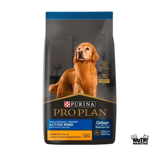 Alimento Seco para Perro - Pro Plan Active Mind Razas Medianas y Grandes