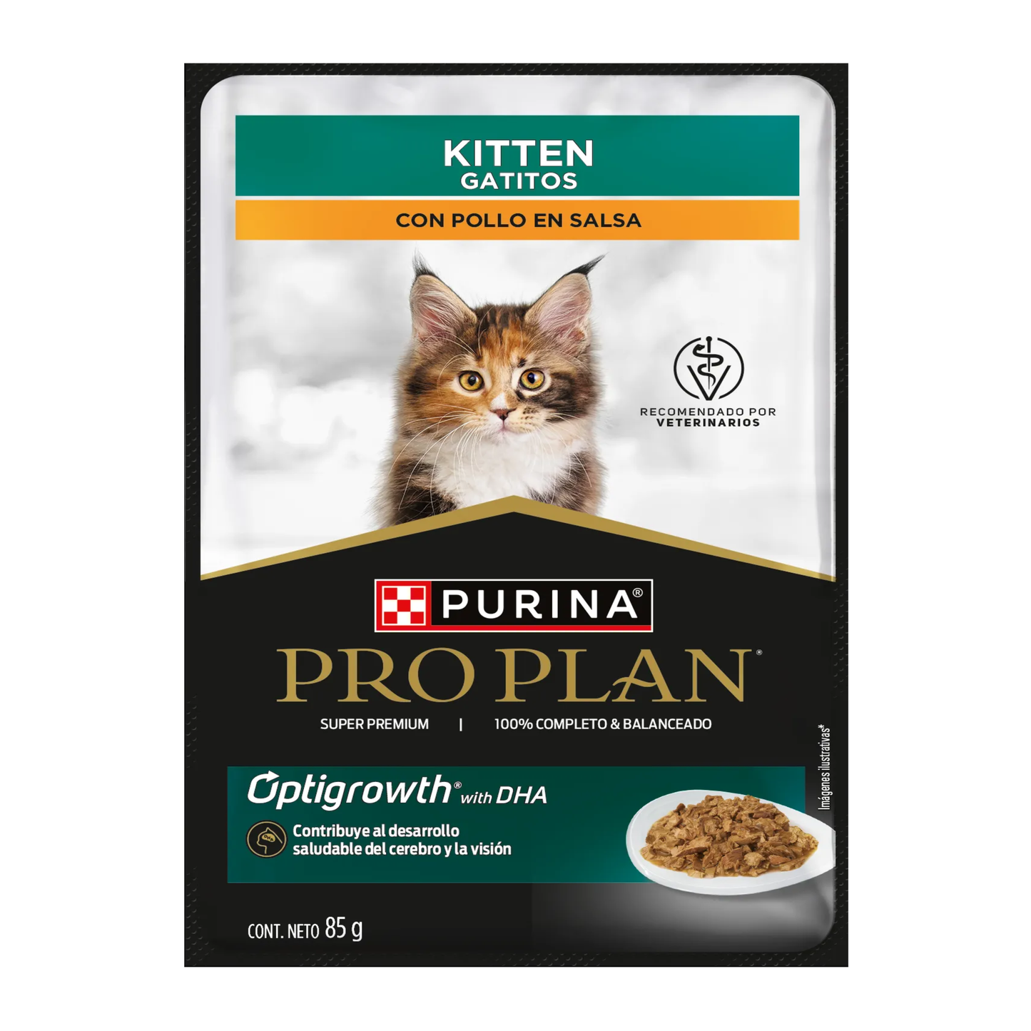 Alimento Húmedo para Gato - Pro Plan Kitten Gatitos
