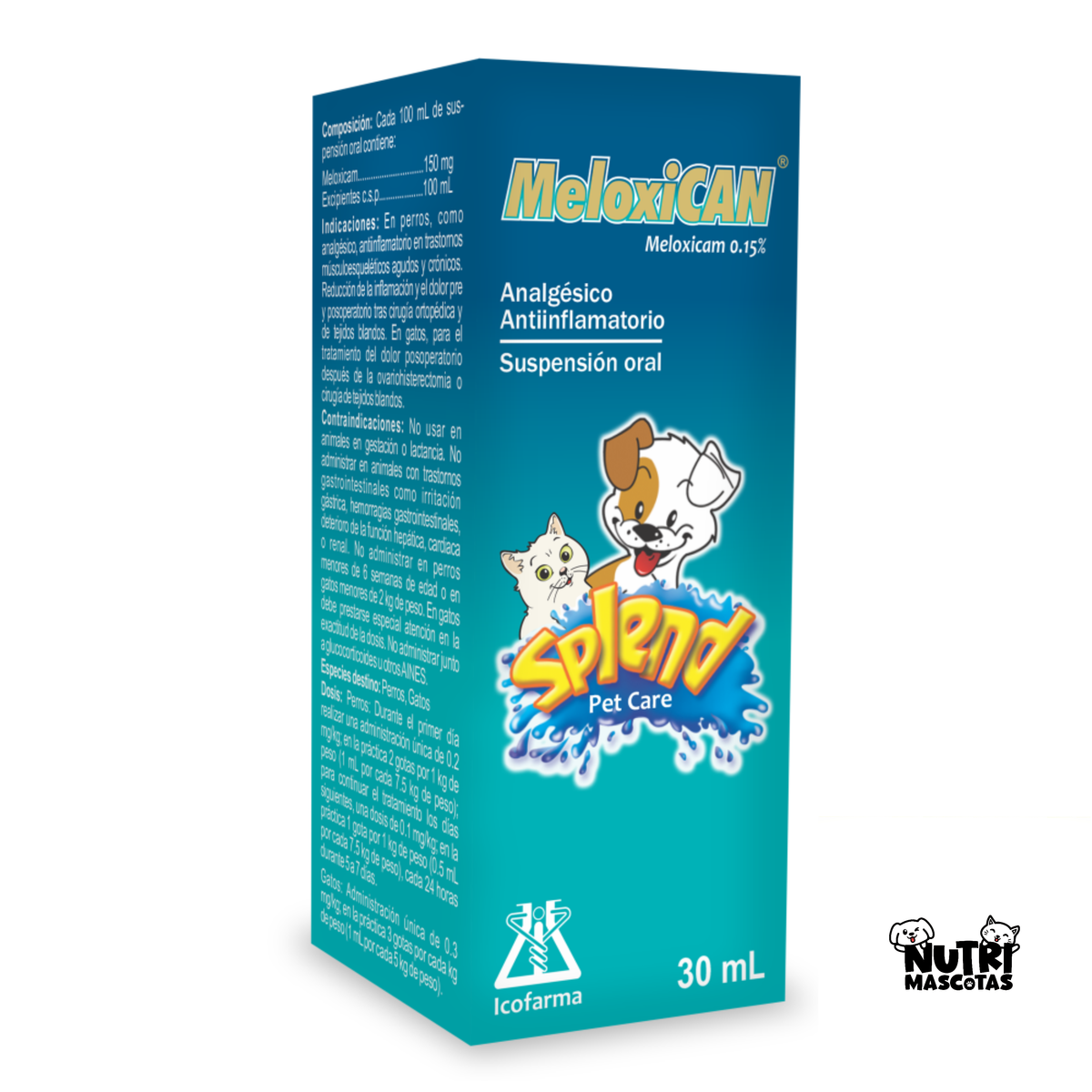 Analgesico para Mascotas - Icofarma Splend MeloxiCAN