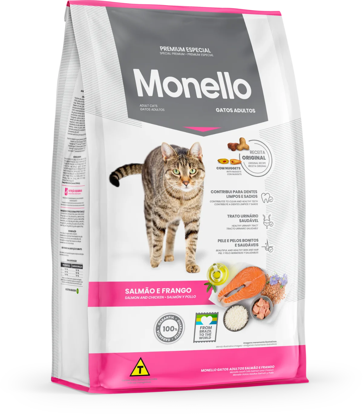 Alimento Seco para Gatos - Monello Gatos Adultos