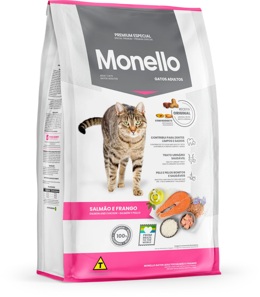 Alimento Seco para Gatos - Monello Gatos Adultos